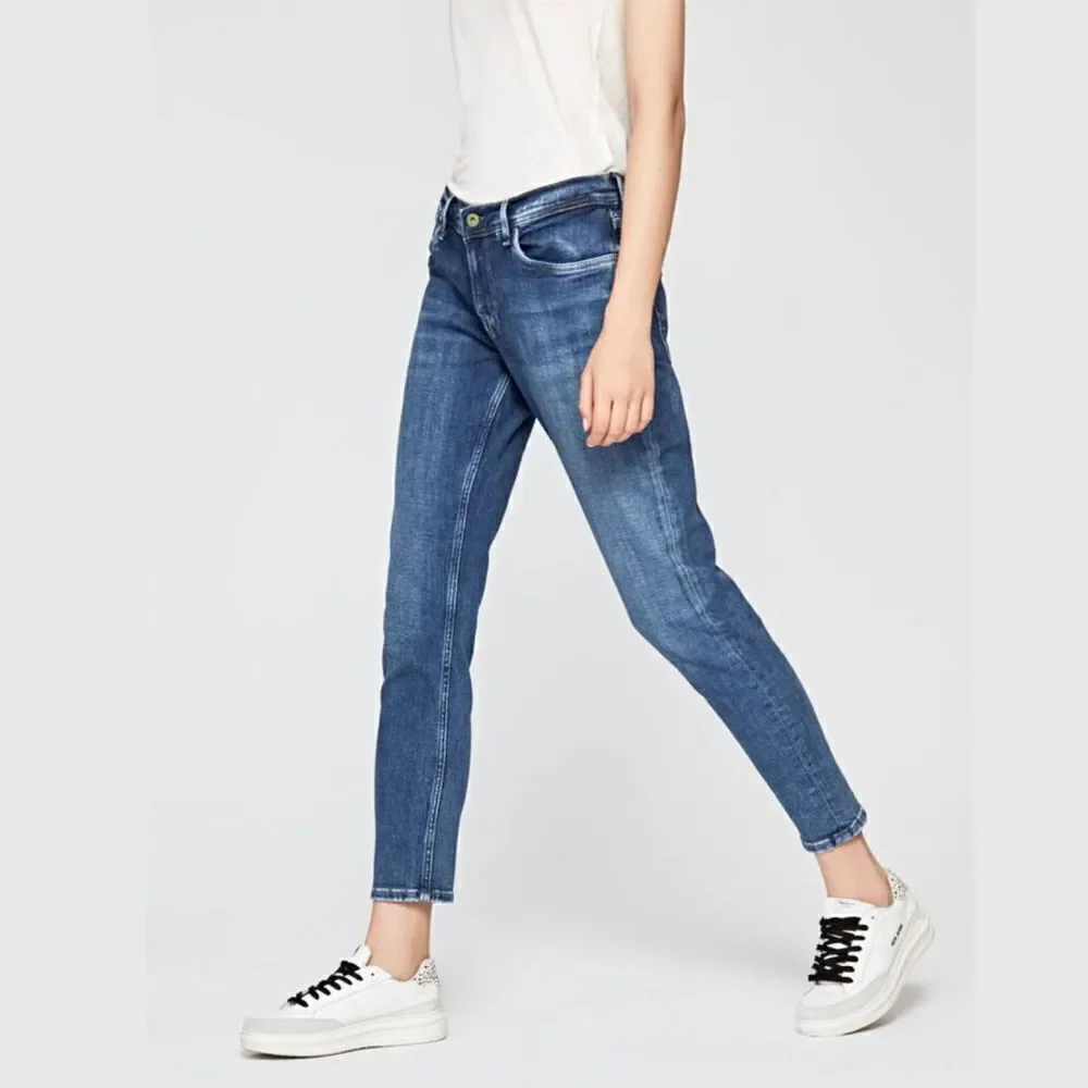 Peppe Jeans JOEY BOYFRIEND FIT MID WAIST JEANS Womens Sz 27 - Picture 4 of 8